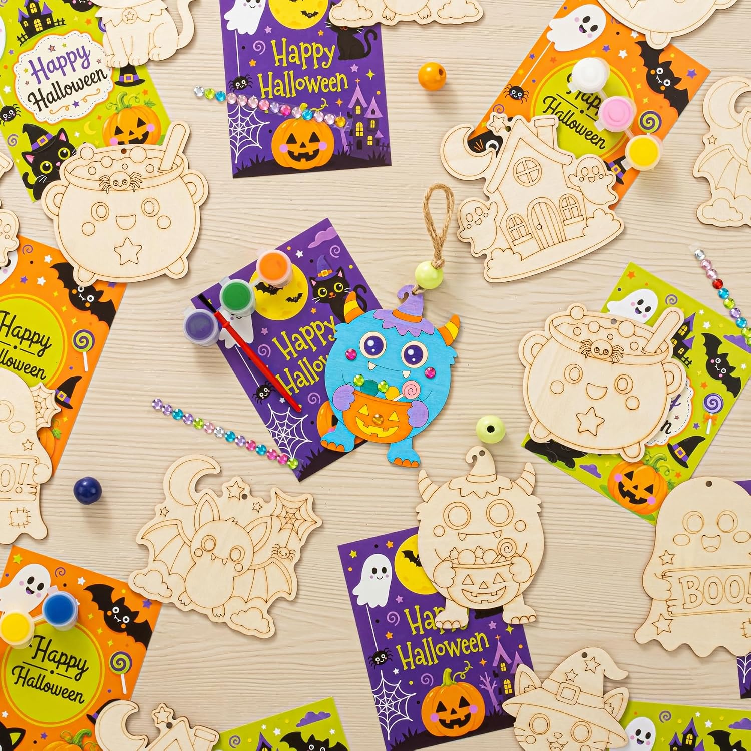 24 Halloween Crafts Kids Diy Wood