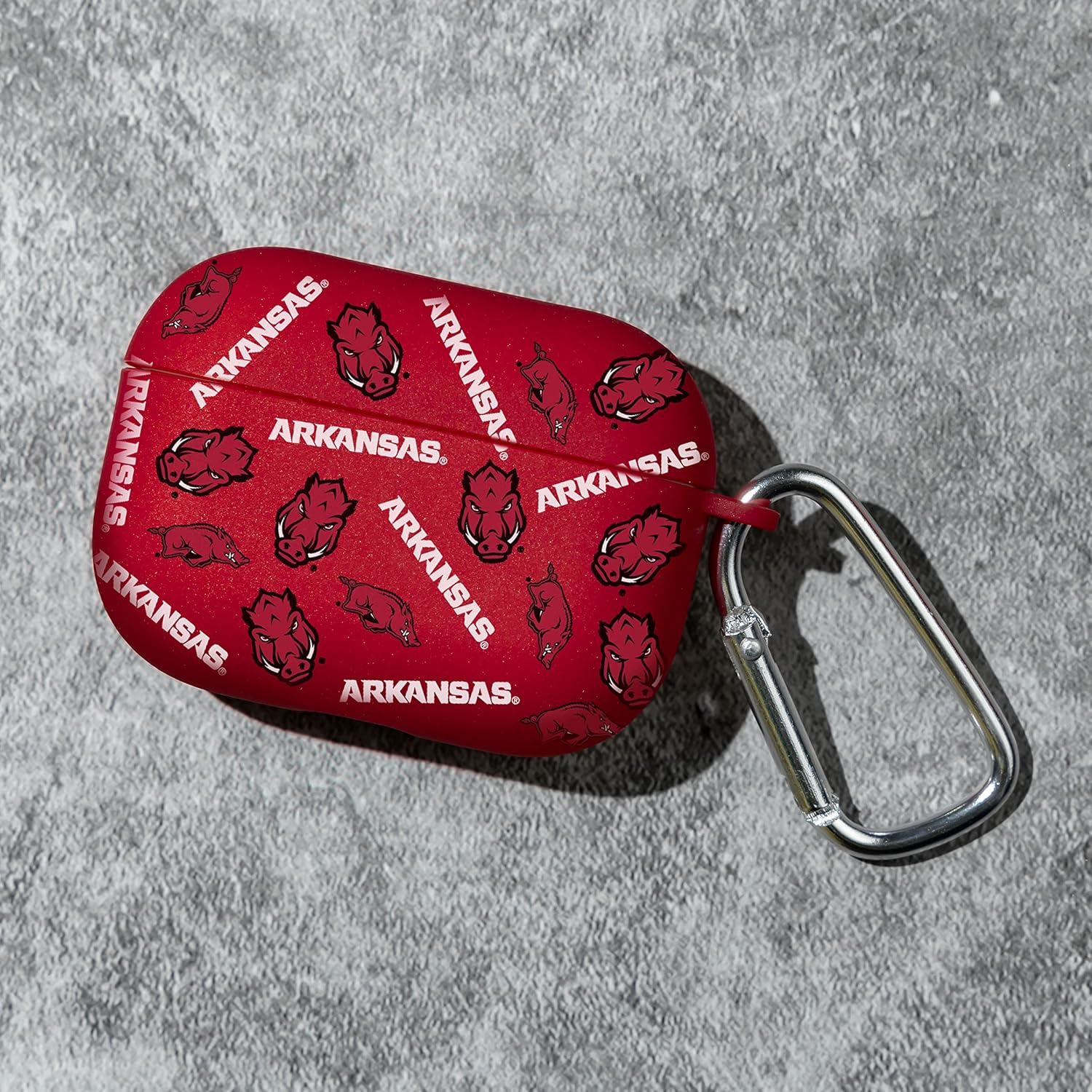 AFFINITY BANDS Arkansas Razorbacks HD Combo Package Compatible with Apple Watch and AirPods Pro (38/40/41mm (42mm Series 11) Long Random)