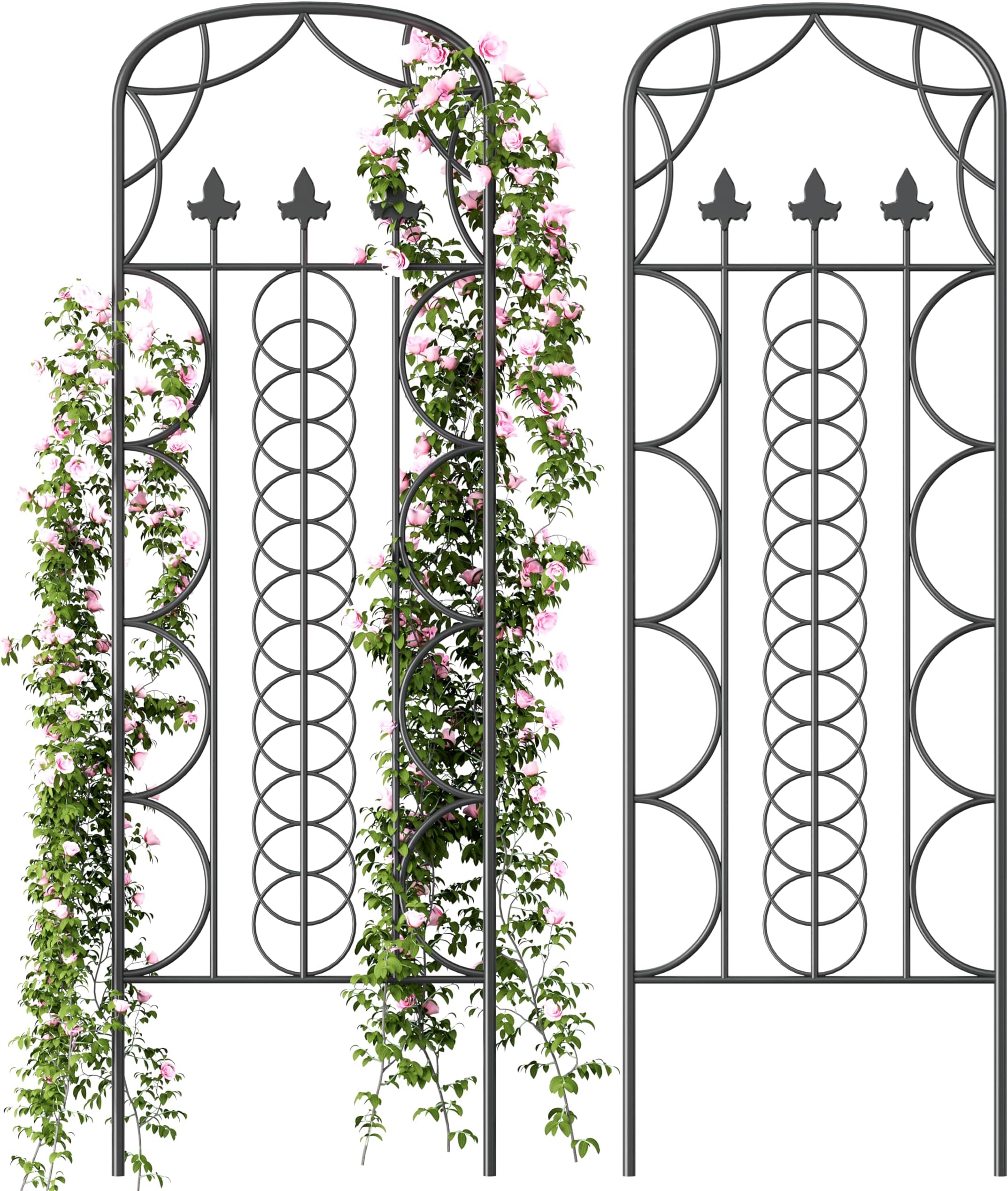 SCENDOR Garden Trellis for Climbing Plants 59inch x15inch