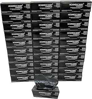 HOUNDSCOOP Case of 6000 Pet Waste Bags on Roll (30 Rolls of 200 bags per roll) Dog Waste Station Bags for HOA, Residential, commercial roll bag for Poop Station Dispensers