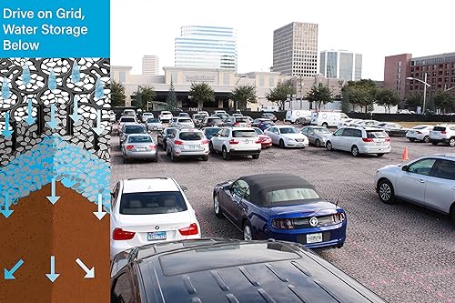 Miniatura 3 de Truegrid Pro Plus (4.6 cm de profundidad), pavimentadores permeables, para carreteras, estacionamientos, establos (10 unidades de 12.2 m)