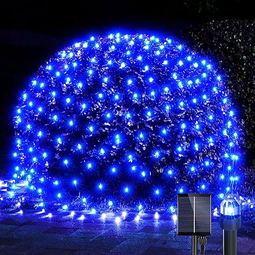 Miniatura 13 de WBao - Luces de Navidad al aire libre de 200 LED F8 con bombillas grandes, 8.4 pies x 5.2 pies, luces de arbustos de Navidad con 8 modos, Varios