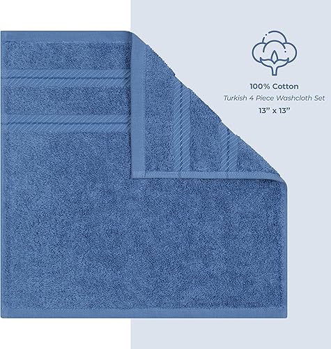 Miniatura 412 de American Soft Linen - Juego de 4 toallas de baño, 100% de algodón turco de 27 x 54 pulgadas, toallas de baño extragrandes, toallas para ducha