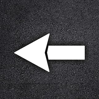 42 Inch Arrow Stencil Plastic Template for Contractors and Asphalt Companies Establish Through or Turning Lanes .060 Thick Flexible and Easy to Clean One Piece Made in The USA by Marketing Holders