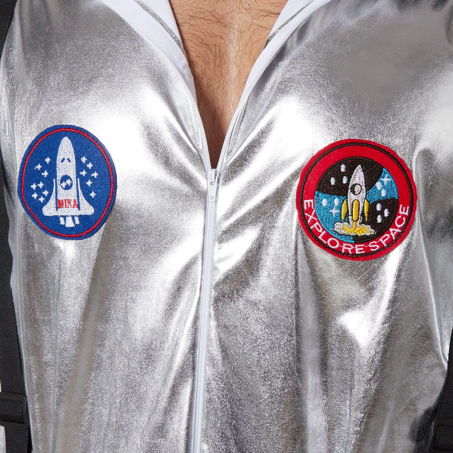 dressforfun Astronauten Kostüm Komplettset mit Brille, Helm und Handschuhen, Karneval Kostüm Damen, Karneval Kostüm Herren, Astronaut Kostüm, Partner Kostüm, Gruppen Kostüm, Faschingskostüme