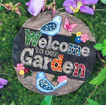 あいフラワーストーンガーデン雑貨セメント製オブジェ飾り石ステップストーン あいフラワーストーンガーデン雑貨セメント製オブジェ飾り石