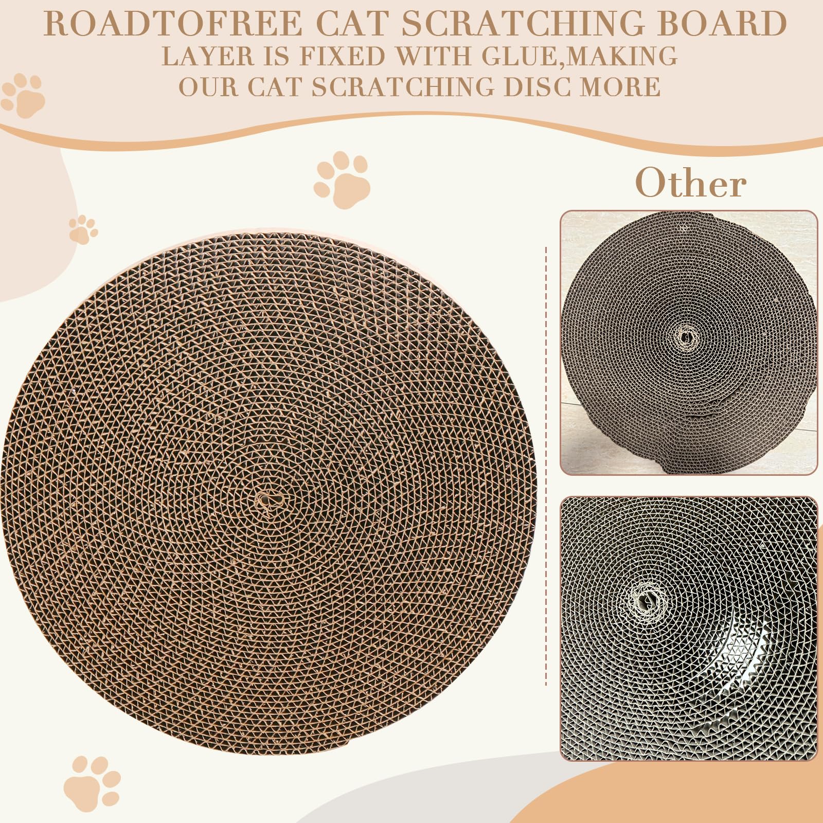 Almohadillas de repuesto para rascador de gatos-01 (2 piezas)