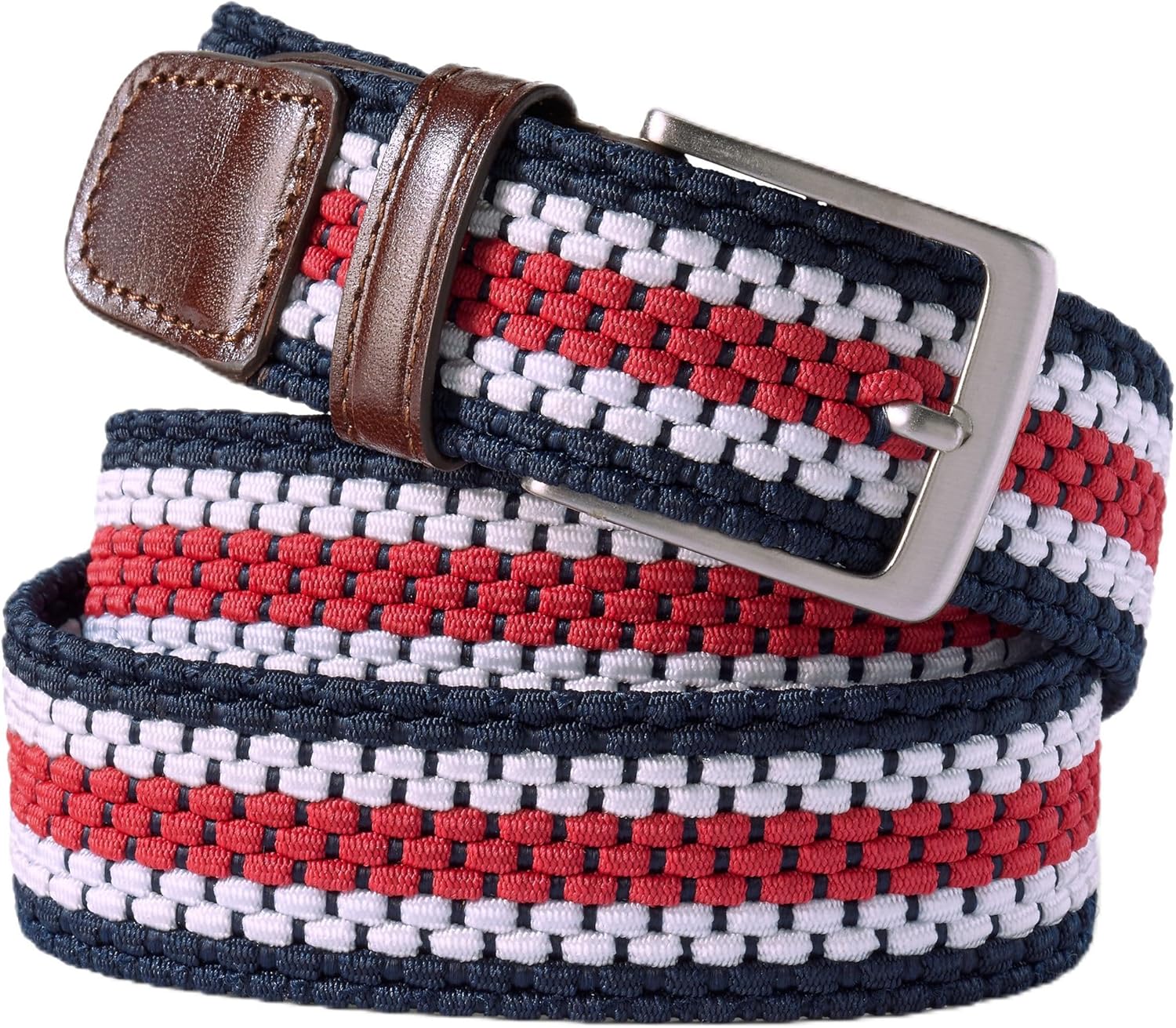 Lands' End Men's Elastic Braid Belt