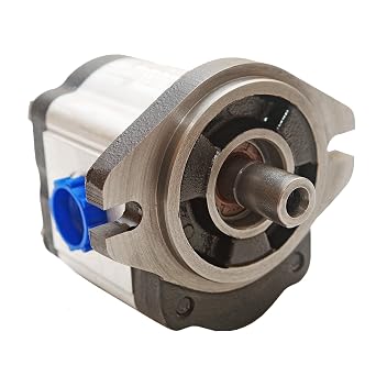 Hydraulic Gear Pump 3-12 GPM Straight 3/4" Keyed Shaft, Aluminum Hydraulic Oil Gear Pump CID 0.85, Hydraulic Fluid Gear Pump SAE A-2 Bolts CCW Cast Iron Flange