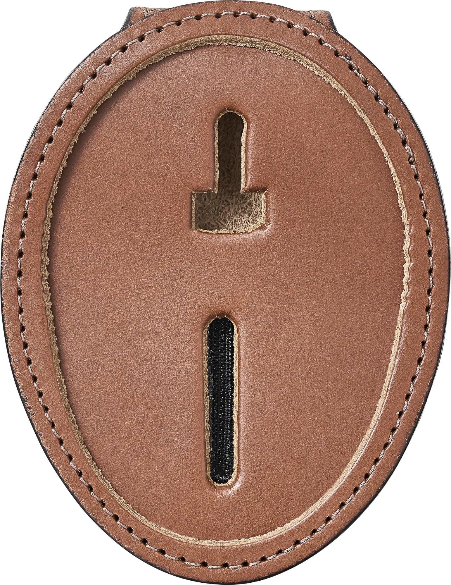 Los Angeles LAPD and Phoenix Badge Holder ID Holder Tan Leather with Belt