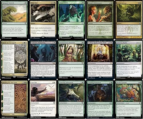 Miniatura 4 de Elite Commander Enchantments Deck - Zombie Reanimator - Abzan Black/White/Green - Anikthea, Hand of Erebos - EDH cEDH - 100 cartas - Magic The