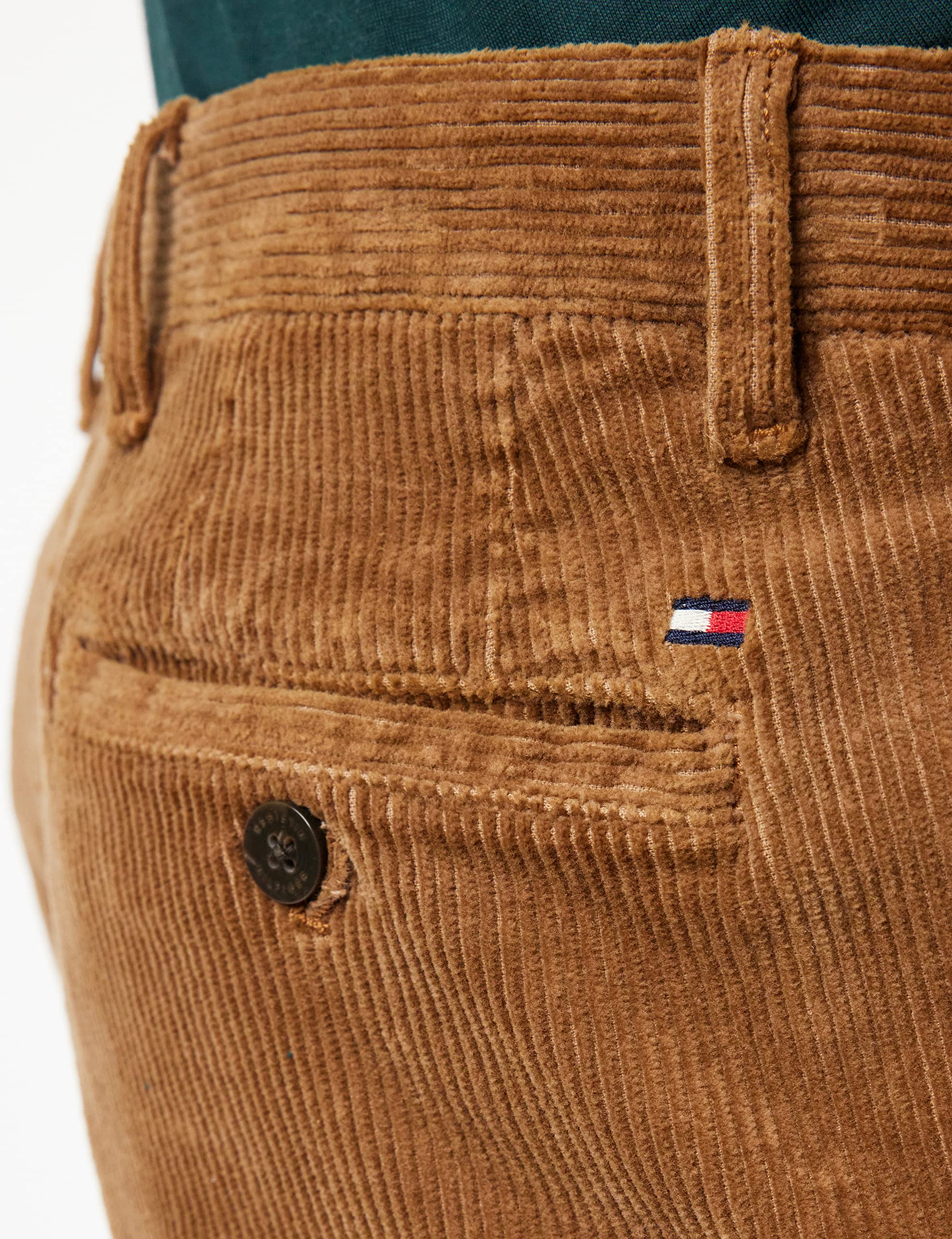 Tommy Hilfiger Uomo Pantaloni Chino Denton Satin Straight Fit