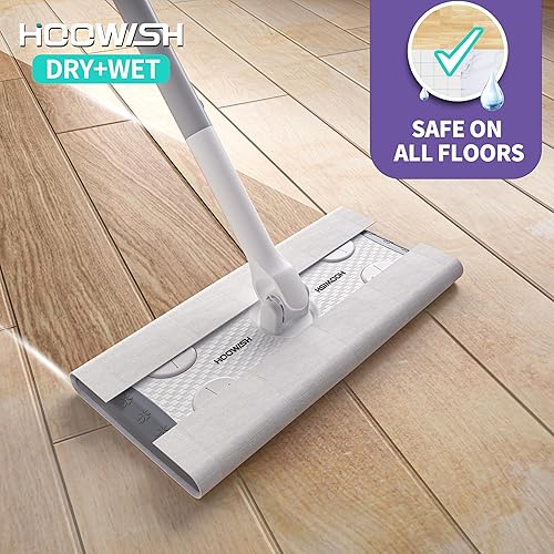 Miniatura 3 de HOOWISH - Trapeador para barredora Swiffer, repuestos para múltiples superficies, almohadillas de limpieza para mopa de piso, 36 unidades