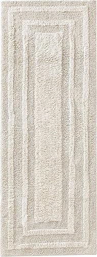 Miniatura 24 de Eddie Bauer - Alfombra de baño, alfombra de baño 100% algodón suave de felpa, altamente absorbente, de secado rápido y antideslizante (blanco logan,