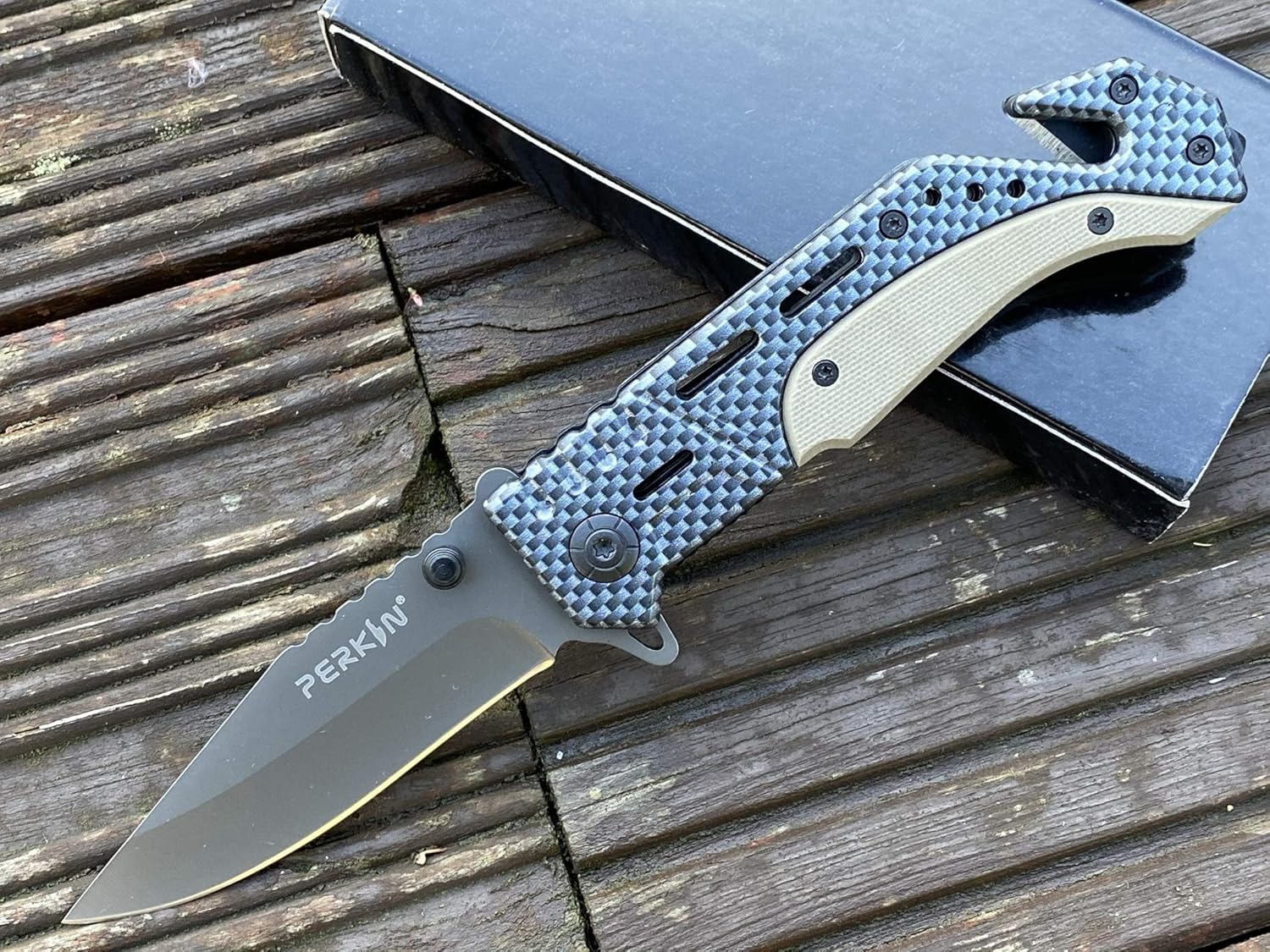 Perkin Pocket Knives Folding Hunting Knife Tactical PKF1018