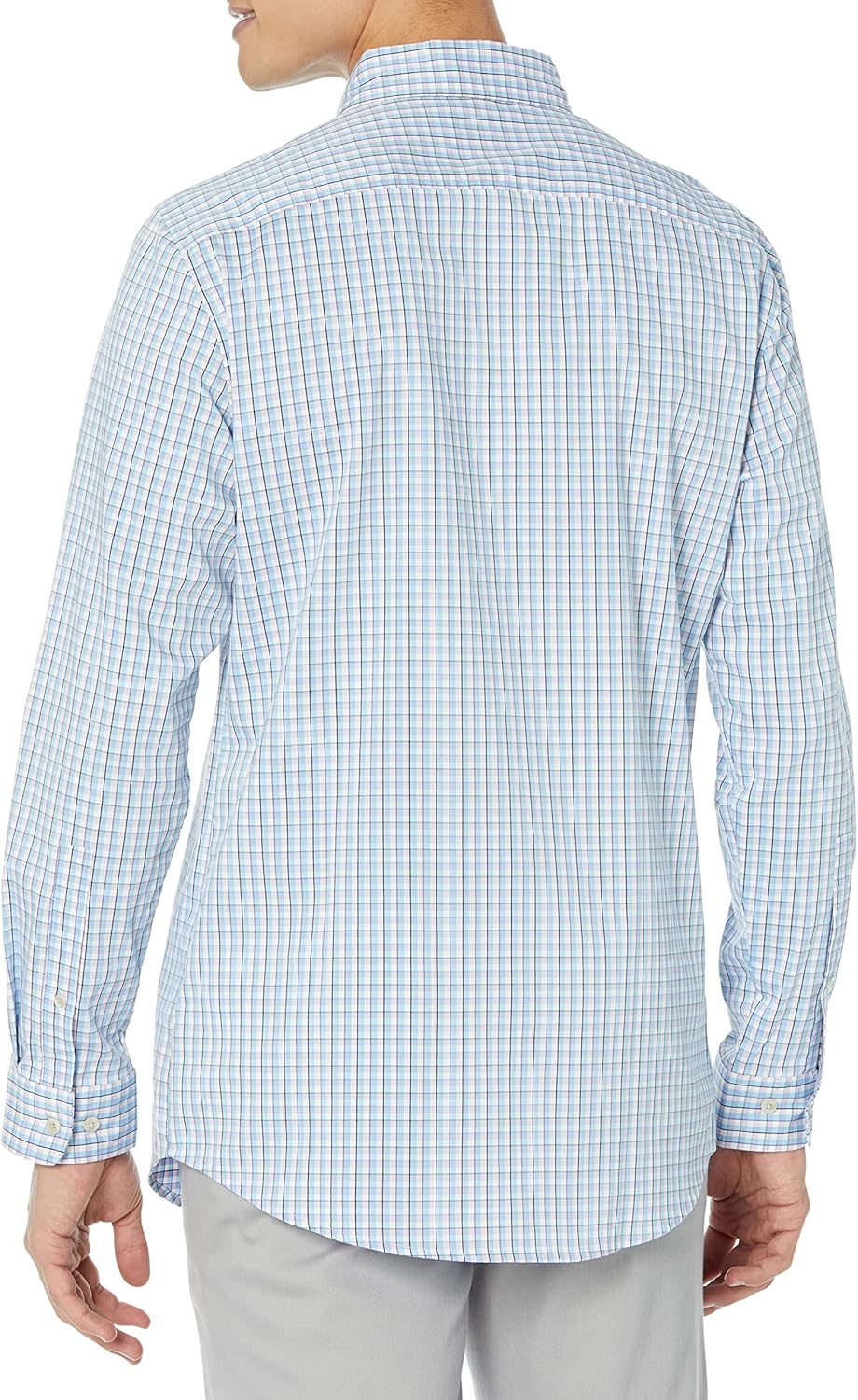 Amazon Essentials Men's Slim Fit Long Sleeve Wrinkle Resistant Stretch Dress Shirt - Image 2