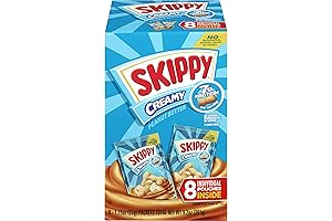 SKIPPY Creamy Peanut Butter Individual Squeeze Packs: On-the-Go Goodness