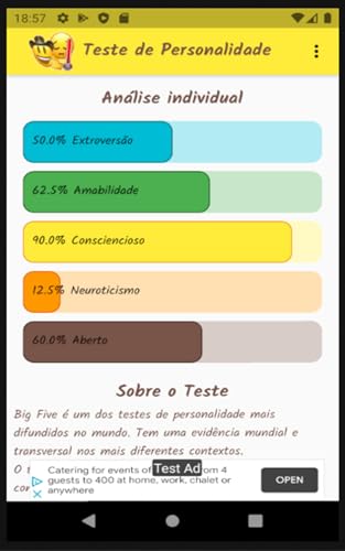 Teste de Personalidade