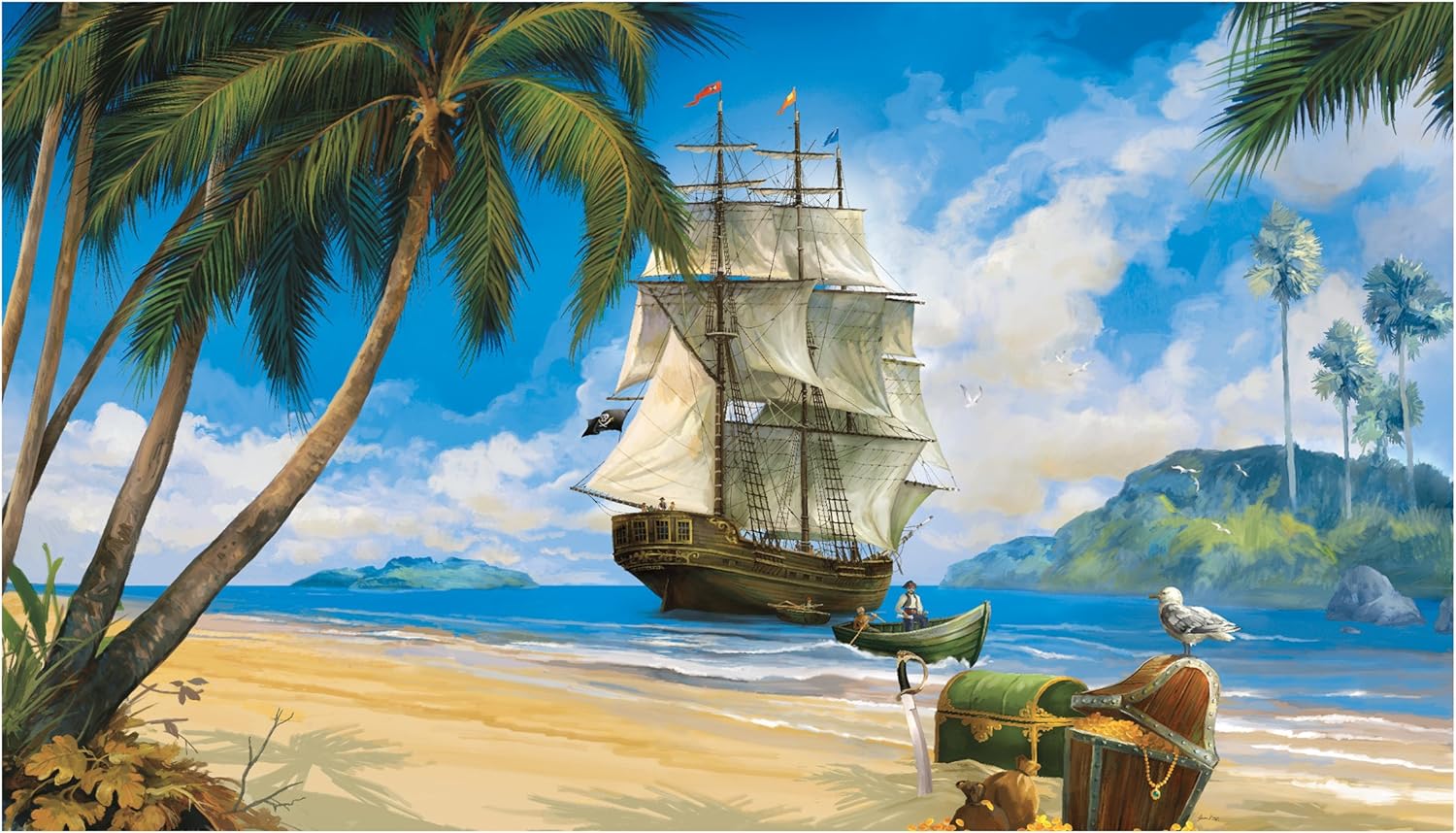 York Wallcoverings MP4942M Pirate Mural Wallpaper, Small