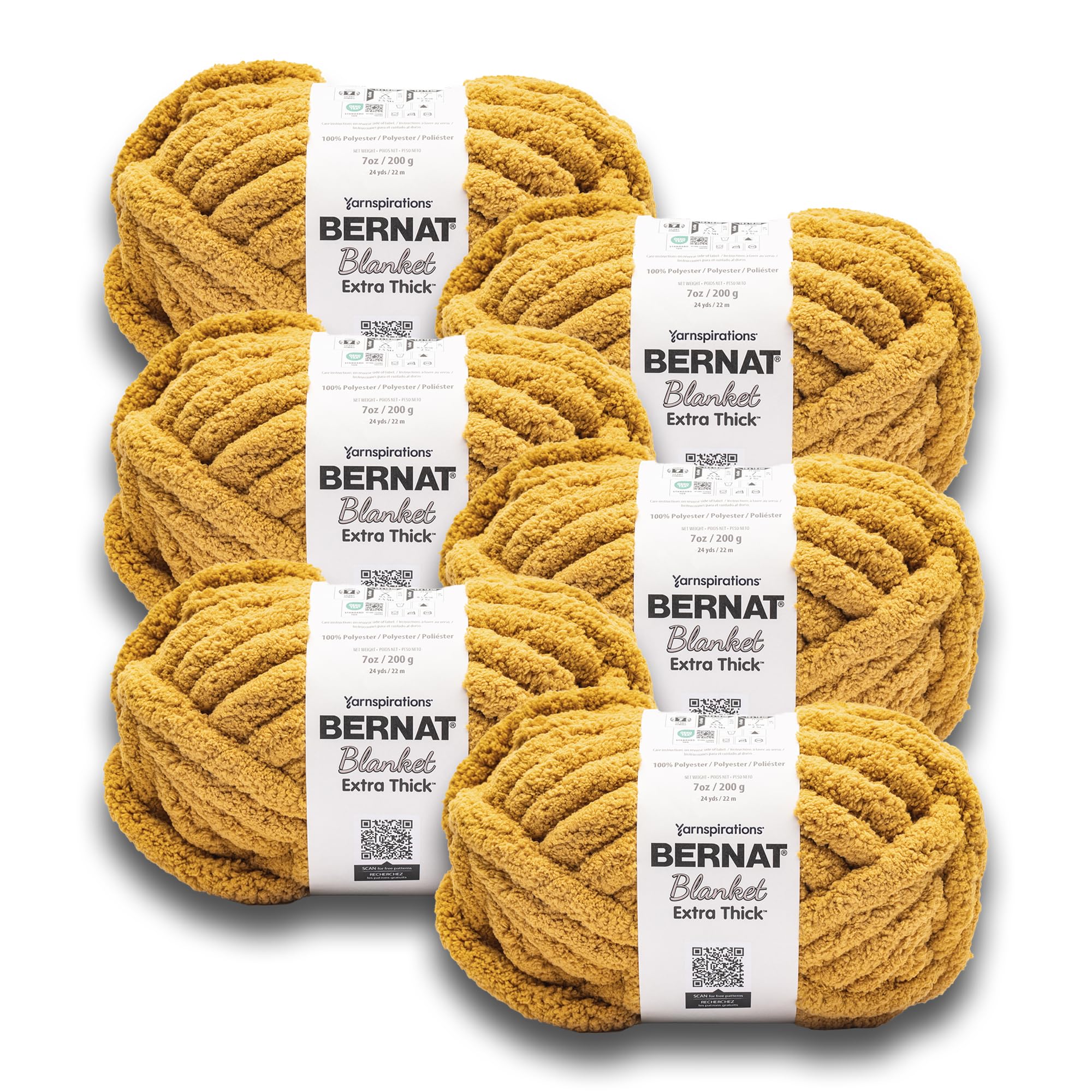 Fil extra épais Bernat anti-bouloche pour tricot main sans aiguille
