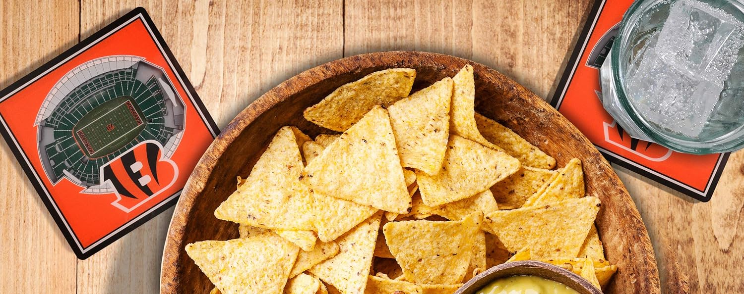 YouTheFan NFL Cincinnati Bengals 3D StadiumView Coasters - Paul Brown Stadium - Image 2