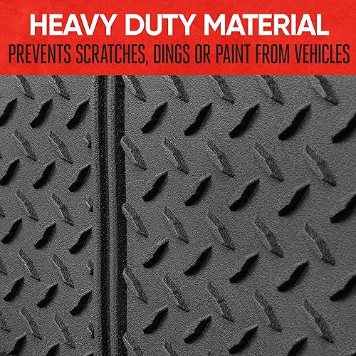 Miniatura 8 de Motor Trend Protector de parachoques para automóviles: protector de parachoques trasero resistente para vehículos estacionados, reflector de alta