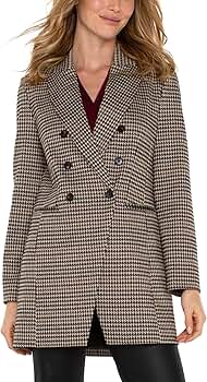 Liverpool Los Angeles Womens Double Breasted Longline Blazer