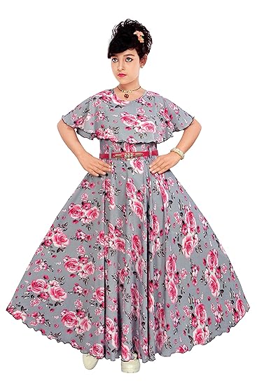 ARK DRESSES Girls Floor Length Gown