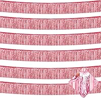 Vista 22 de Paquete de 10 guirnaldas de flecos metálicos de oropel de 10 pies para colgar en la pared, telón de fondo para flotadores de desfile, despedida