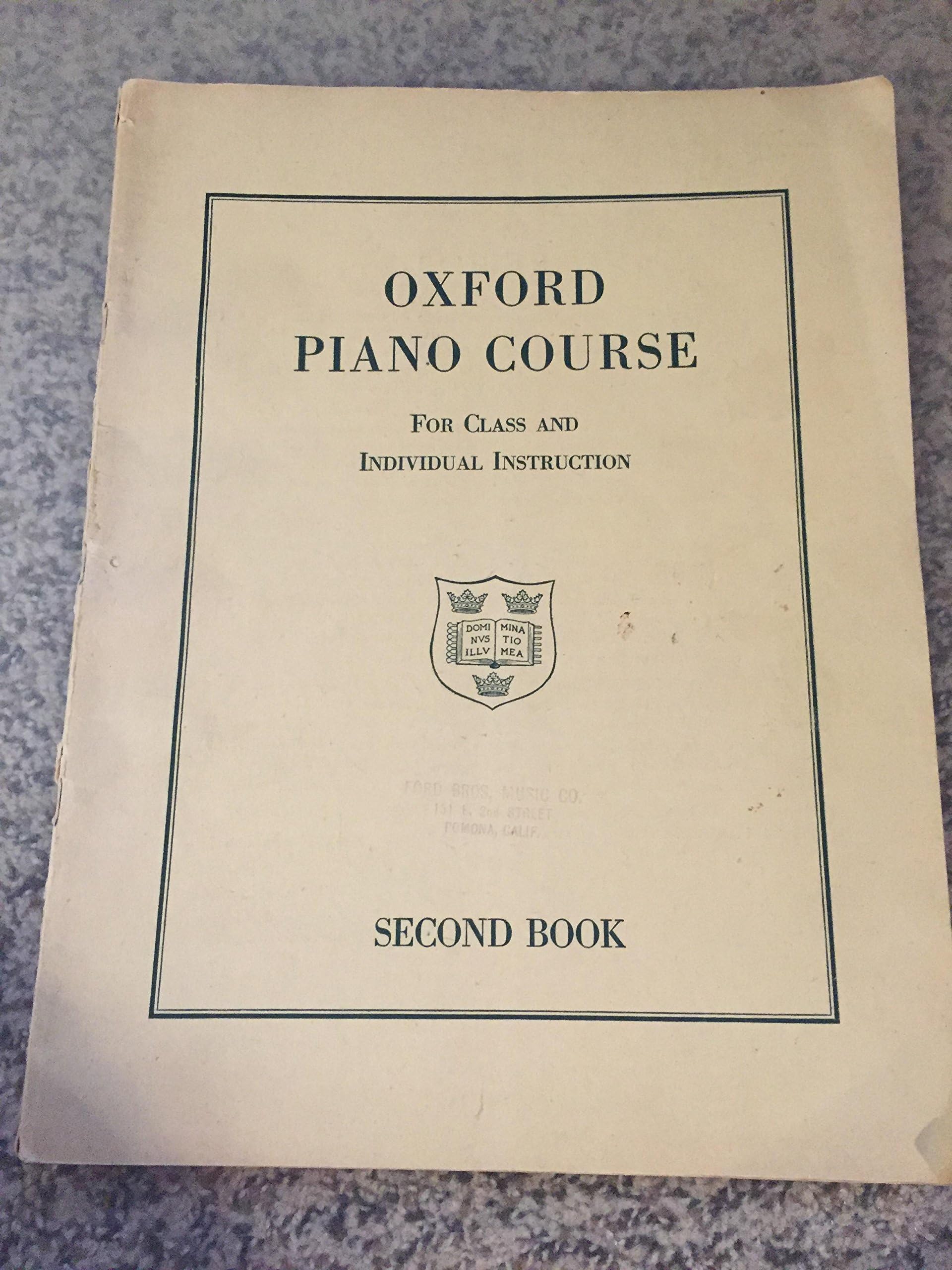Oxford Piano Course Second Book