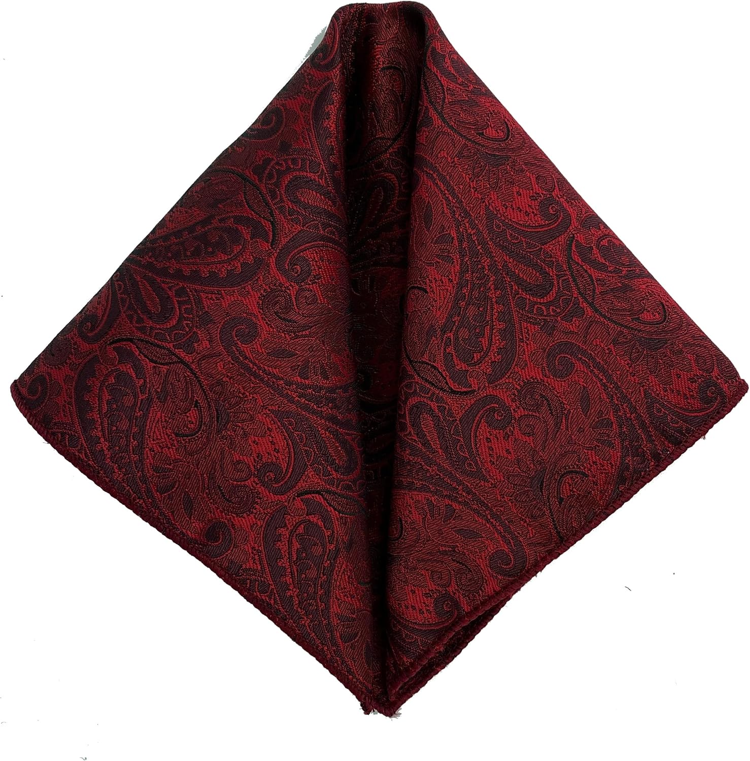 Spencer J's Mens' Formal Tuxedo Suit Vest Paisley Tie Bowtie and Pocket Square 4 Piece Set Variety of Colors