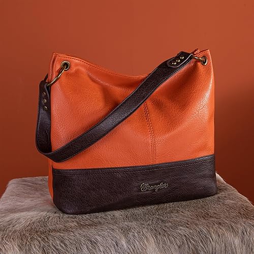 Miniatura 3 de Wrangler Hobo - Bolsas para mujer de cuero vegano con asa superior, bolsos de hombro y bolsos