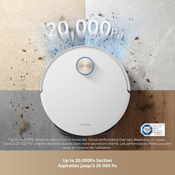 DREAME X50 Ultra Complete Robot Vacuum, 2.36 in(6cm) Obstacle Clear