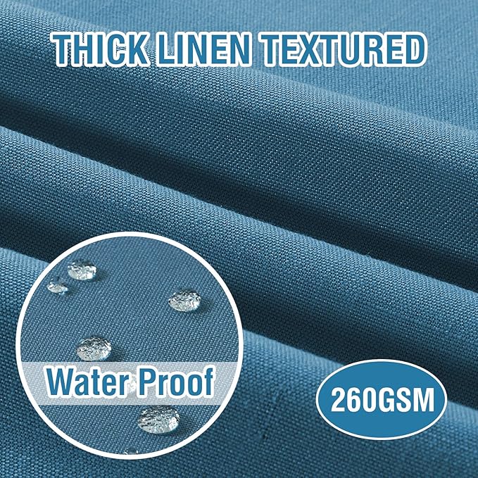 Servilletas de tela H.VERSAILTEX pack de 12 (45.72 x 45.72 cm) Azul miniatura 3