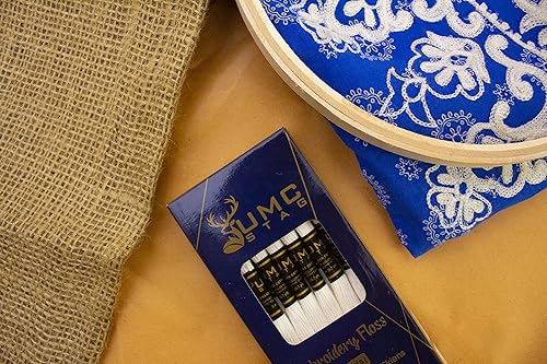 Miniatura 131 de Paquete de 12 hilos de bordado de alta calidad, madejas de 100% algodón egipcio de alta calidad, hilo de bordado de punto de cruz, algodón trenzado