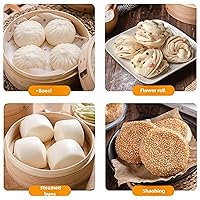 Vista 6 de Mejorador de bollos al vapor de ángel, baozi casero esponjoso, mejorado esponjoso, (para ser utilizado con levadura) 2.65 oz (0.53 oz* 5 paquetes)