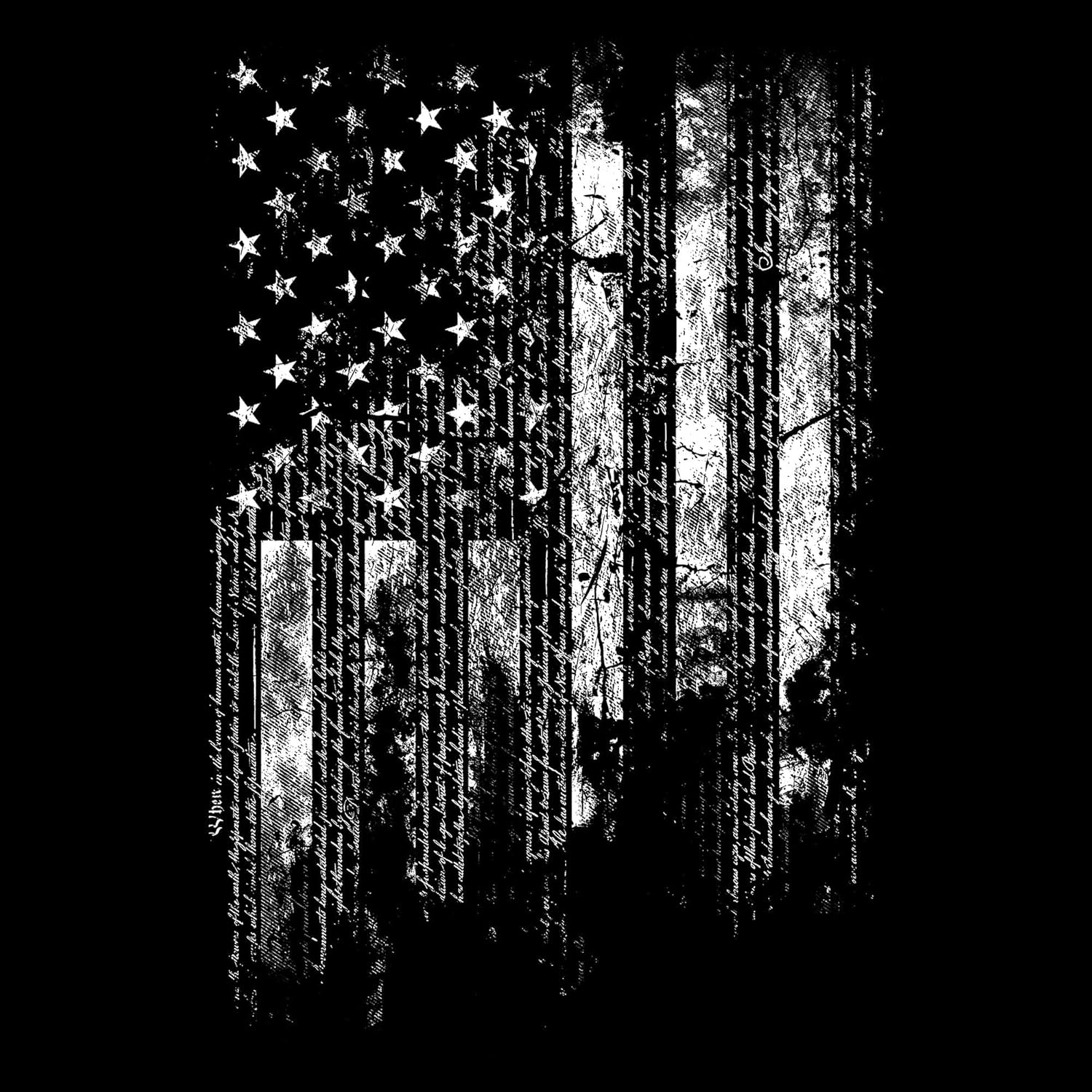 Grunt Style 1776 Flag Long Sleeve Men's T-Shirt - Image 8