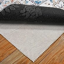 Non Slip Rug Pad Gripper 6X9 FT for Hardwood Floors, Eco-Friendly Anti Skid Mat Under Area Rugs, Keeps Rugs Safe and Flat, Odorless Cushioned Pad for Floor Protection, Easy to Trim Multi-Use Mat