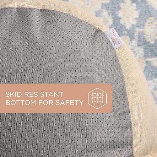 Miniatura 5 de Town & Country Everyday CuddleTown - Cama cómoda y acogedora de lino sintético para mascotas, con apoyo y calma, parte inferior antideslizante,