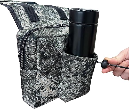 Miniatura 6 de MYDAYS Bolsa de sillín para ATV, tanque de carga, equipaje de almacenamiento para ATV UTV, motos de nieve y motocicleta, Camo, Utv