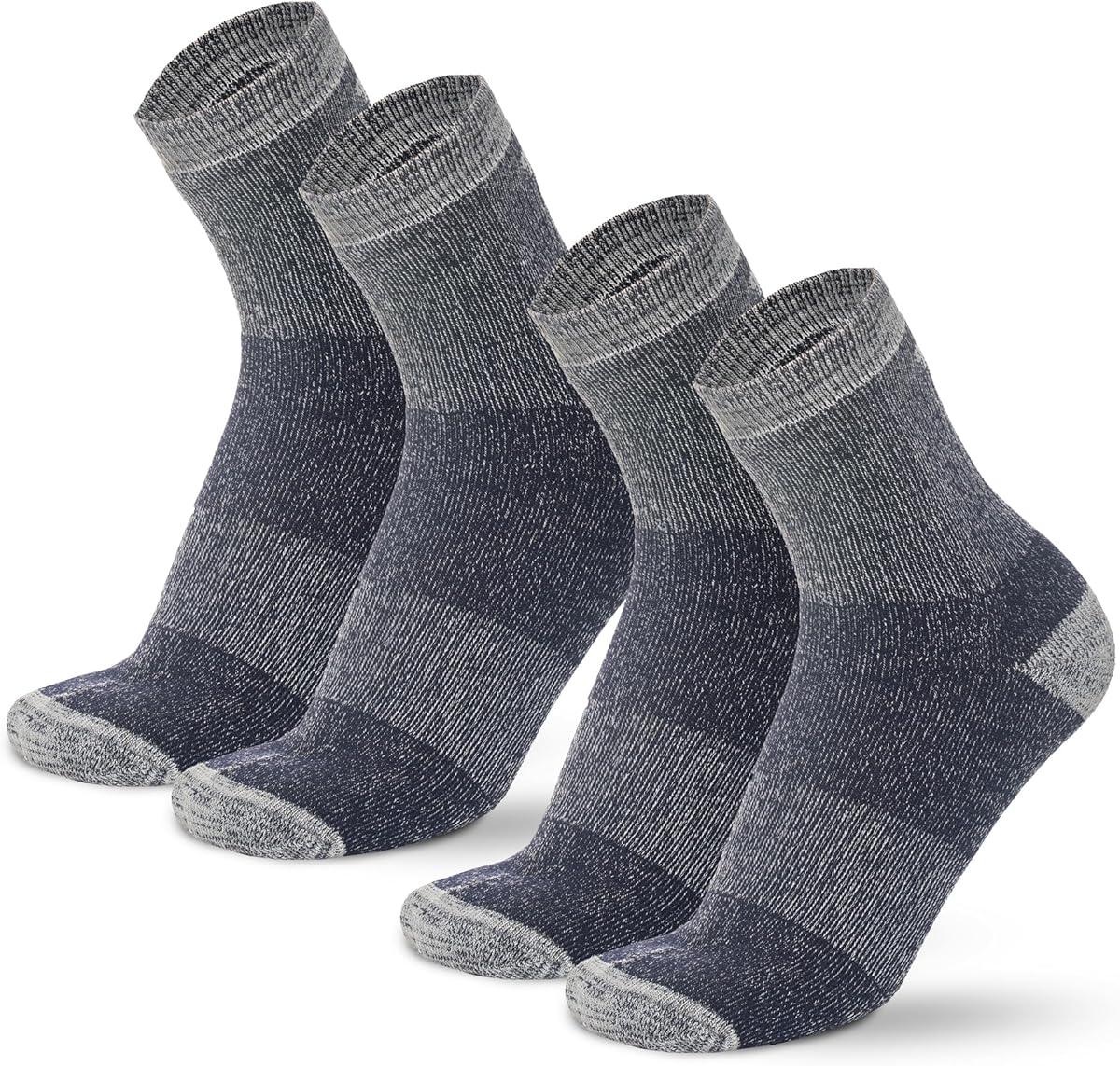 Merino.tech Thin Merino Wool Socks for Women and Men - Merino Wool Running Socks Quarter Style