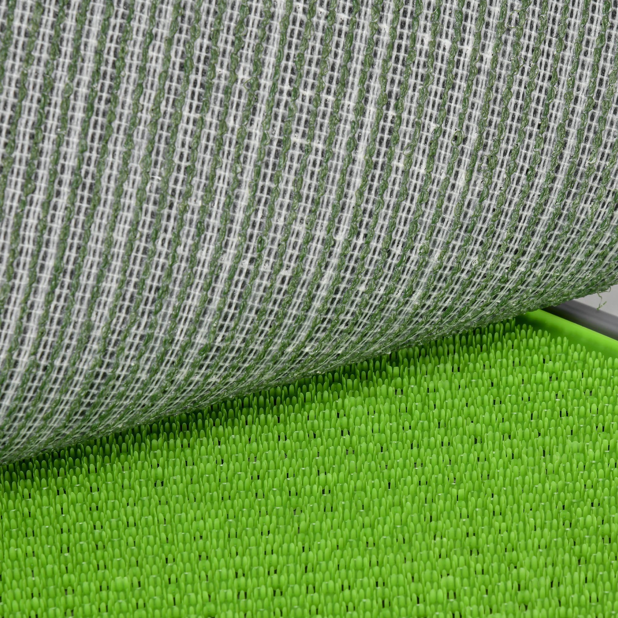 PawHut Toilette pour Chien litière avec 2 Tapis en Gazon Artificiel avec bac pour l'apprentissage de la propreté à l'intérieur et à l'extérieur, Tapis d'entraînement pour Animaux, 67 x 41 cm
