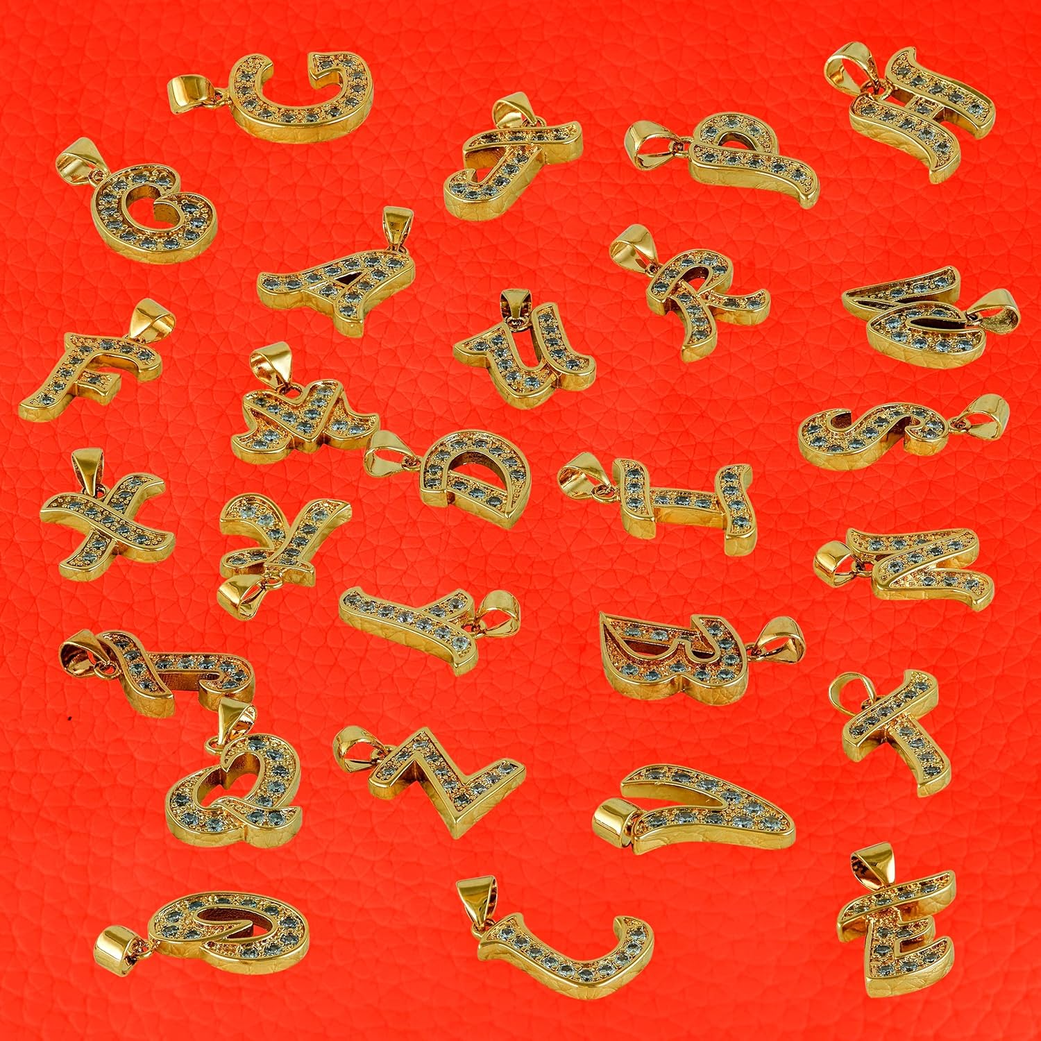 LIFETIME JEWELRY Gold Letter Necklace - Cubic Zirconia A-Z Initial Pendant - Real 24k Gold Plated - Lifetime Replacement Promise - 7/8 inch - Image 4