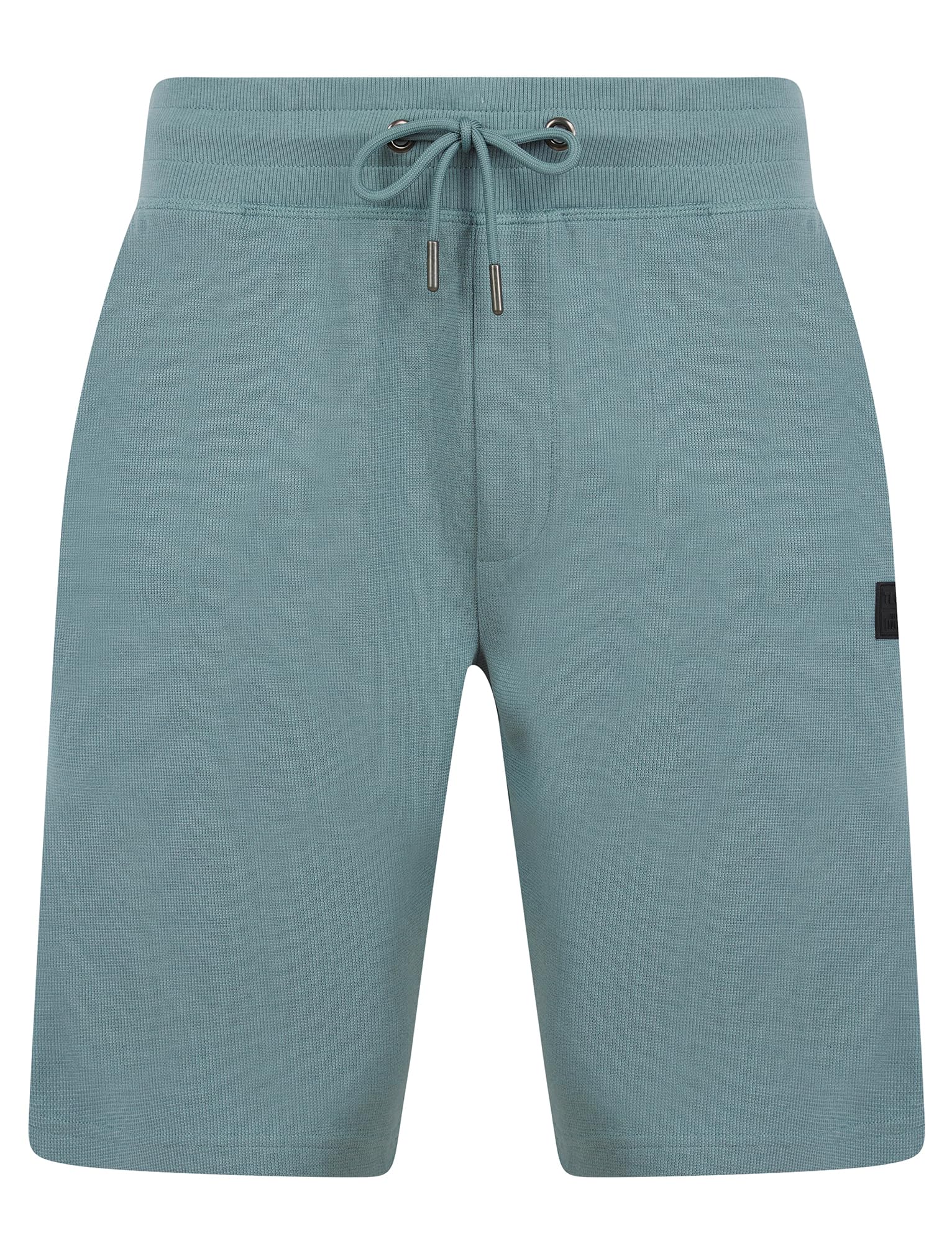 Tokyo Laundry Men's 'Tarot' Motif Brushback Fleece Jogger Shorts Cool Grey