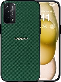 جراب حماية مزدوج الطبقات شديد التحمل مضاد للصدمات وللانزلاق من دلـع موبايلك، متوافق مع اوبو A98 5G/اوبو A1 5G/اوبو F23 5G - أخضر