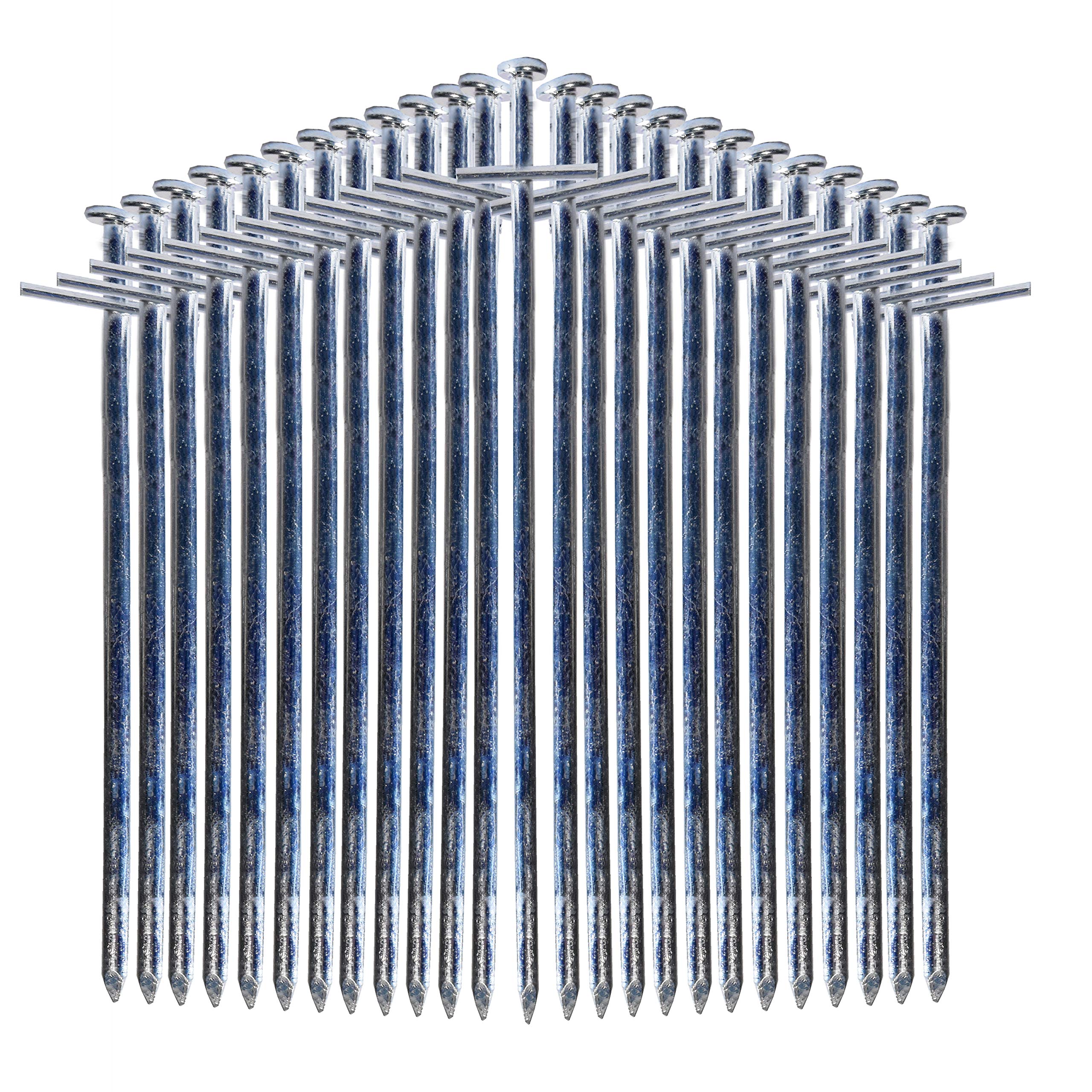 Felsboden Zelt-Hering -K&B Vertrieb- Bodenanker Stahl Zeltpflog Zeltnagel Erdnagel Ø 6mm x 23cm 373 (80 Stück)