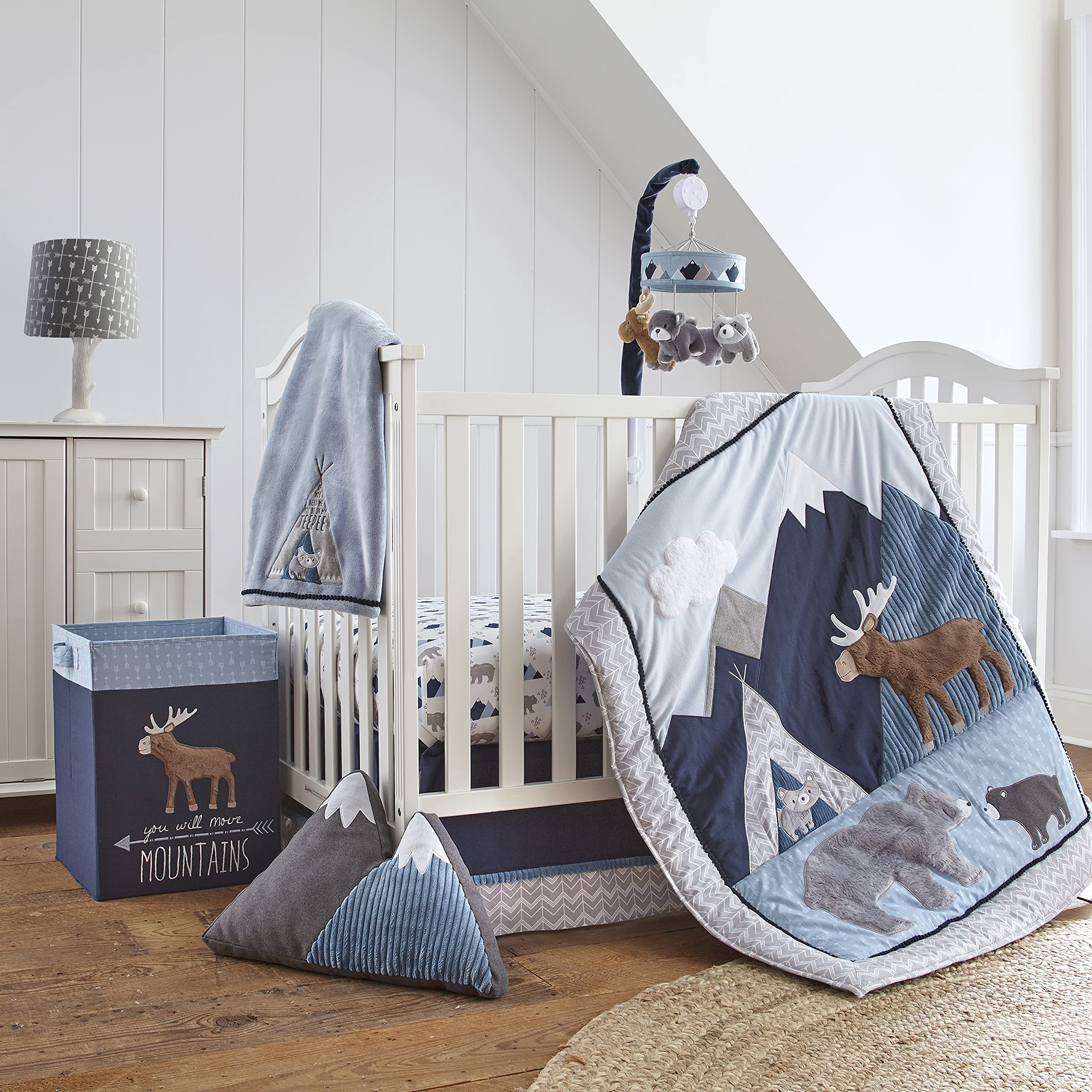 Amazon.com: Levtex Baby - Trail Mix Table Lamp and Shade - White