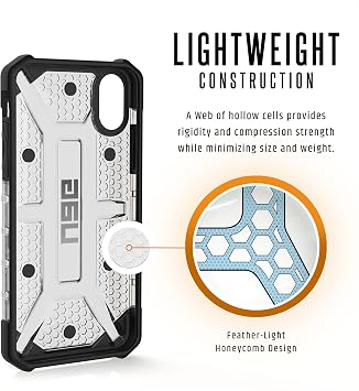 URBAN ARMOR GEAR UAG iPhone Xs/X [5.8-inch Screen] Case Plasma [Ice] Rugged Shockproof Military Drop Tested Protective Cover