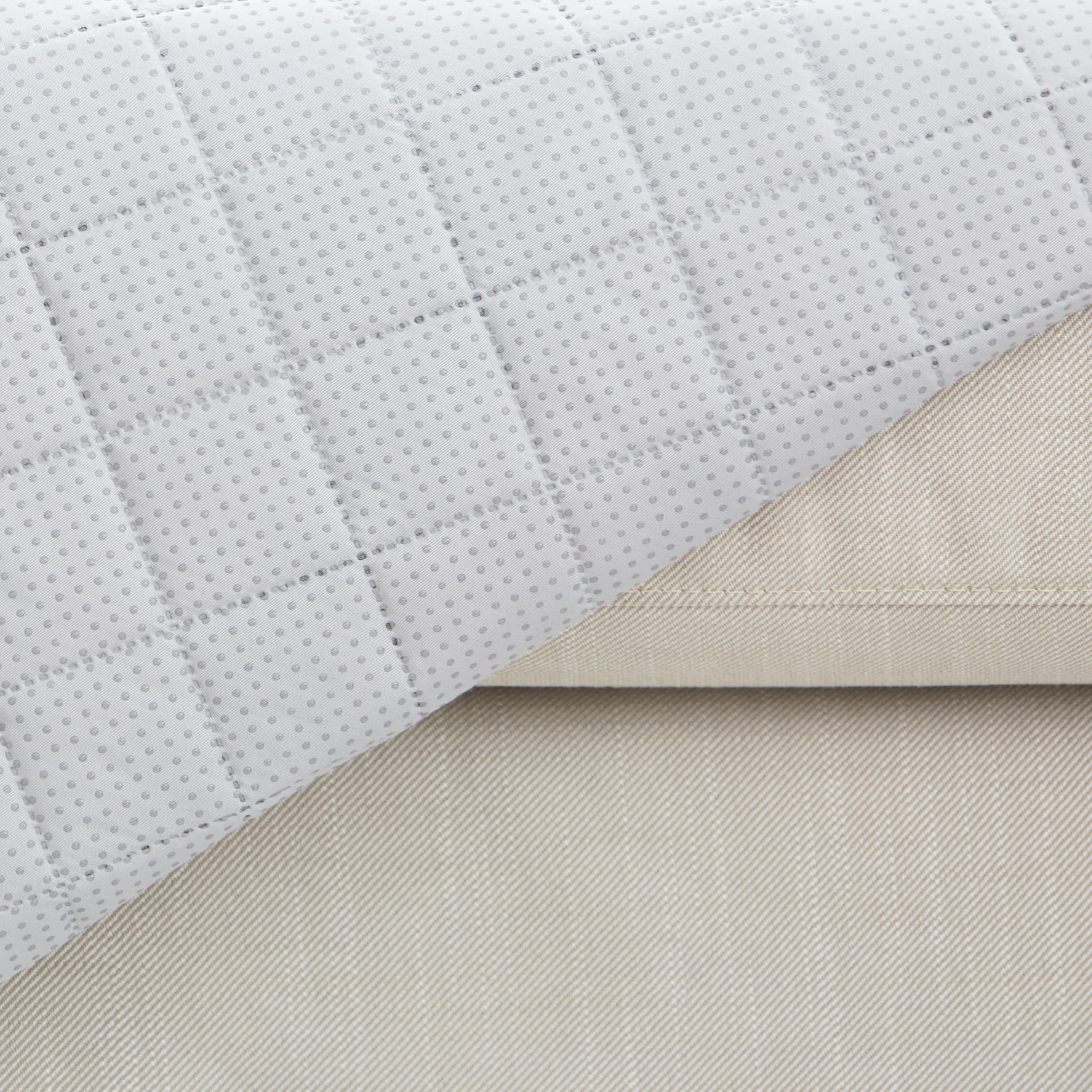 Bestcovers Narzuta dzienna, 100% wodoszczelna, 5-warstwowa narzuta z membraną TPU, antypoślizgowa, z powłoką hydrofobową, 200 x 220 cm, beżowa (szara, 220 x 240 cm)