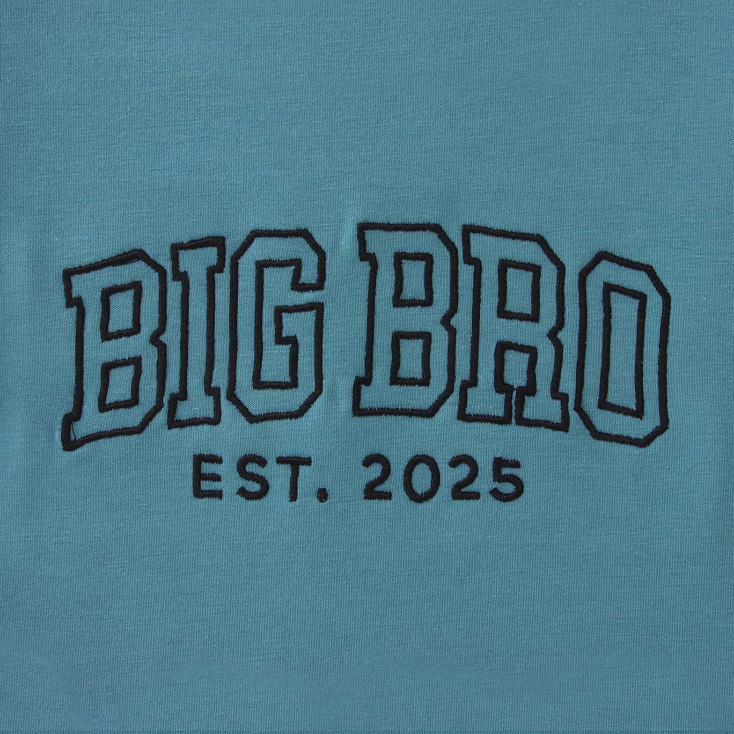 SOFEON Big Brother Sweatshirt Toddler Boy Embroidery Big Bro Est. 2025 Pullover Announcement Crewneck Long Sleeve Fall Tops - Image 7